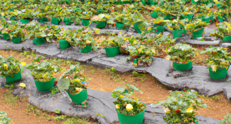 ¿Cómo se puede incorporar el cultivo de fresas en la agricultura sostenible?