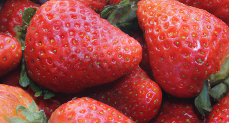 ¿Cuál es la cantidad de proteínas en las fresas?