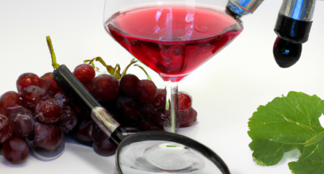 ¿Qué tipos de pruebas se realizan para detectar la calidad de un vino hecho de uvas?
